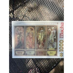 D-Toys Jigsaw Puzzle 1000 Pieces Tiles "Seasons” by Mucha